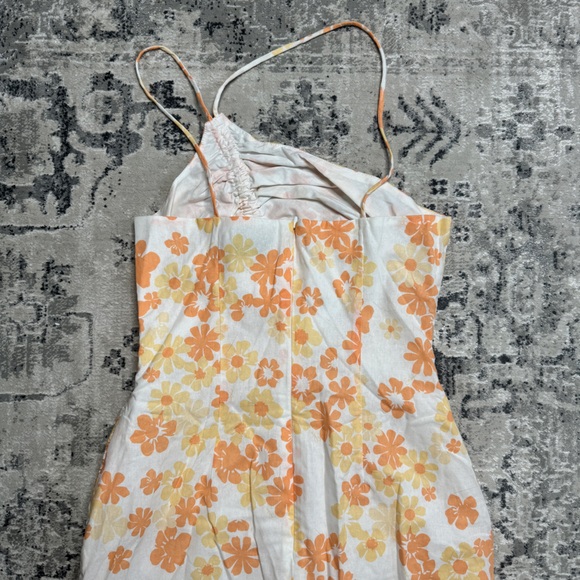 NEW Sabo Skirt Kani Asymmetric Dress Floral Print Cinched size M Medium NWT - Picture 6 of 10